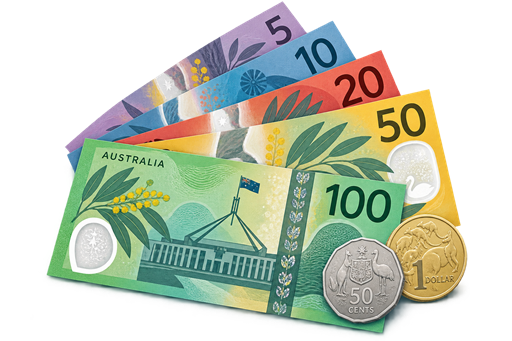 Australian coins and notes